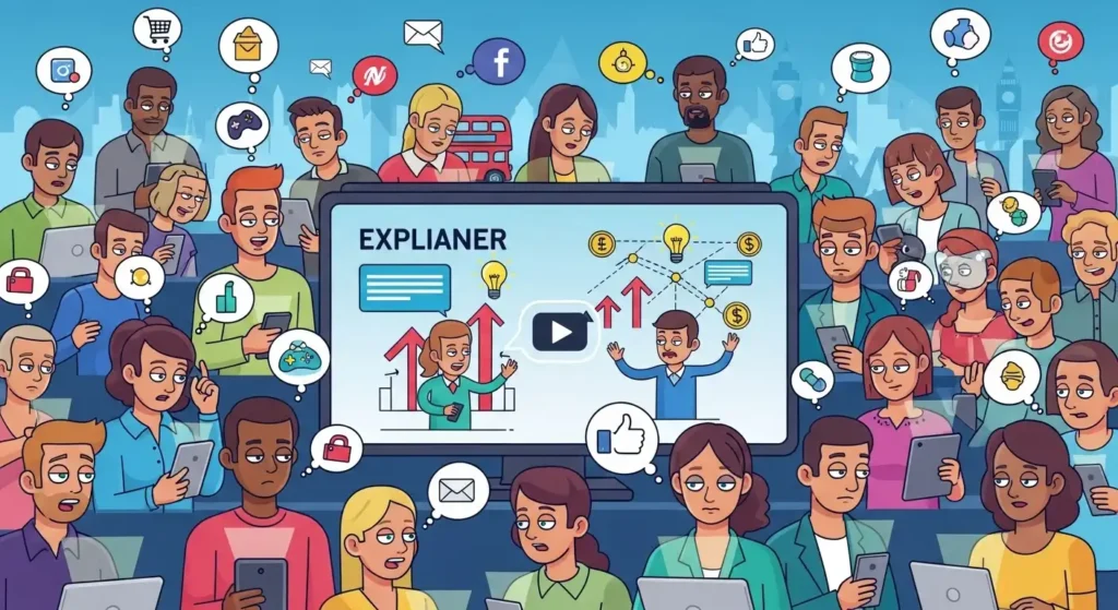 explainer video illustration UK-2025