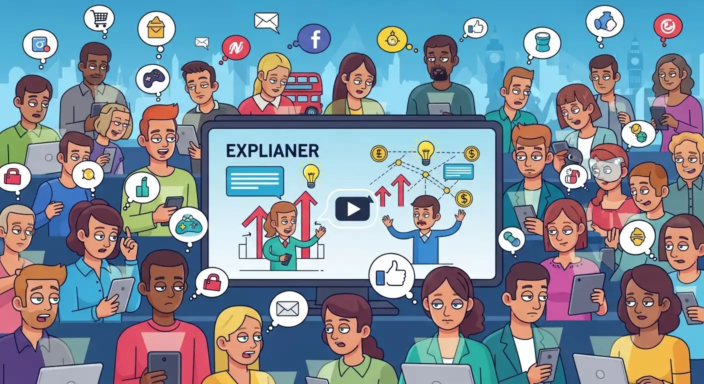 explainer video illustration UK-2025