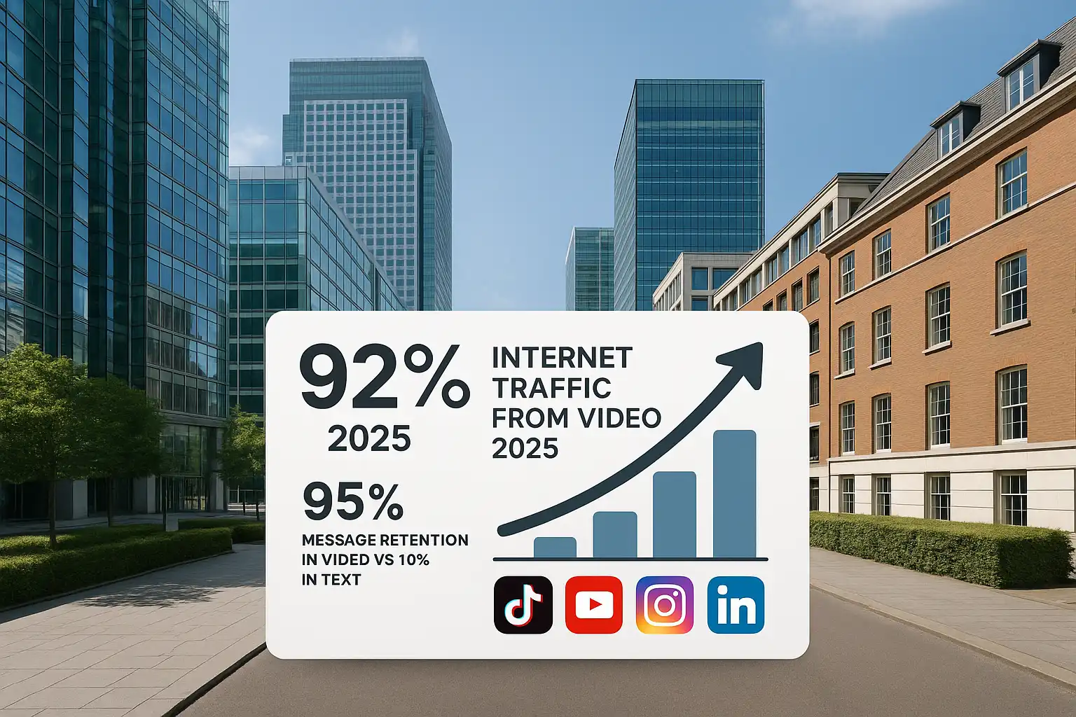 video marketing UK 2025 infographic statistics
